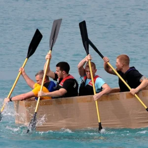 Cardboard Boat Race Competition